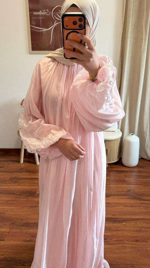 Abaya chahra rose