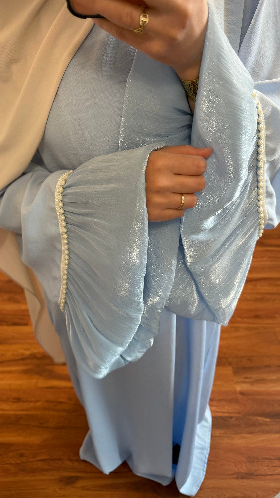 Abaya Hawwa bleu